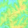 Mapa topográfico Chazelles, altitude, relevo