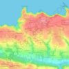 Mapa topográfico Mescran, altitude, relevo