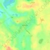 Mapa topográfico Barten, altitude, relevo