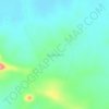Mapa topográfico Tapare Nord, altitude, relevo