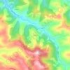 Mapa topográfico Ennous, altitude, relevo