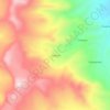 Mapa topográfico Andahua, altitude, relevo