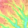 Mapa topográfico Bellingdon, altitude, relevo