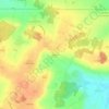 Mapa topográfico Claunay, altitude, relevo