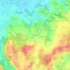 Mapa topográfico Les Guets, altitude, relevo