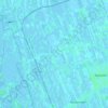 Mapa topográfico Kolderveense Bovenboer, altitude, relevo