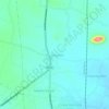 Mapa topográfico Muthalaipatti, altitude, relevo
