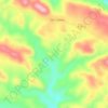 Mapa topográfico San Calixto, altitude, relevo