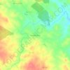 Mapa topográfico Monte das Viúvas, altitude, relevo
