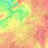 Mapa topográfico Le Préron, altitude, relevo