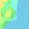 Mapa topográfico Hou, altitude, relevo