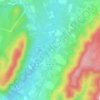 Mapa topográfico Fenouiller, altitude, relevo