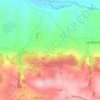 Mapa topográfico La Guesnonnière, altitude, relevo