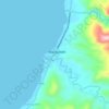 Mapa topográfico Poblacion, altitude, relevo