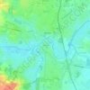 Mapa topográfico Montsort, altitude, relevo