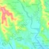 Mapa topográfico Malagyan, altitude, relevo