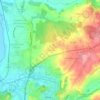 Mapa topográfico Marrazes, altitude, relevo