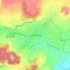 Mapa topográfico Ciudad Hidalgo, altitude, relevo
