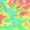 Mapa topográfico Wustweiler, altitude, relevo