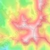 Mapa topográfico Capo ai Sorbi, altitude, relevo