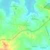 Mapa topográfico Himayath Nagar, altitude, relevo