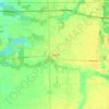 Mapa topográfico Howe, altitude, relevo