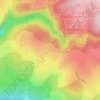 Mapa topográfico Lous Escandes, altitude, relevo