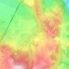 Mapa topográfico Lachaud, altitude, relevo