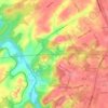 Mapa topográfico Beaver Valley, altitude, relevo