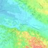 Mapa topográfico Morne-à-l'Eau, altitude, relevo