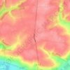 Mapa topográfico Haute Visée, altitude, relevo