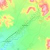 Mapa topográfico Atencingo, altitude, relevo
