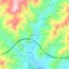 Mapa topográfico Cortijo de Vegueta, altitude, relevo
