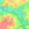 Mapa topográfico Nagelbeek, altitude, relevo