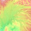 Mapa topográfico Équateur, altitude, relevo
