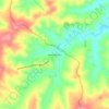 Mapa topográfico Mato-Dentro, altitude, relevo