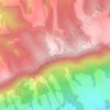 Mapa topográfico Grotão, altitude, relevo
