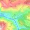 Mapa topográfico Linares, altitude, relevo