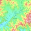 Mapa topográfico Mingora, altitude, relevo