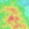 Mapa topográfico Drie, altitude, relevo