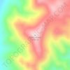 Mapa topográfico Tramontana, altitude, relevo