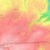 Mapa topográfico Saint-Halory, altitude, relevo