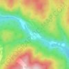 Mapa topográfico Brookmere, altitude, relevo