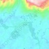 Mapa topográfico Gurúè, altitude, relevo