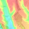 Mapa topográfico Valdescapa, altitude, relevo
