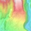 Mapa topográfico Ligne Chevalier, altitude, relevo