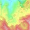 Mapa topográfico Poondi, altitude, relevo