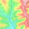 Mapa topográfico Chalmington, altitude, relevo