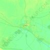 Mapa topográfico Nassíria, altitude, relevo