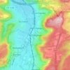 Mapa topográfico Bofferdingen, altitude, relevo